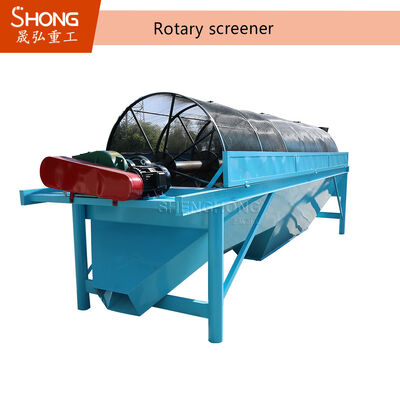 Máquina de filtragem de fertilizantes com filtragem rotativa de 1 a 10 t/h para classificação de grânulos de 2 a 10 mm em aço carbono